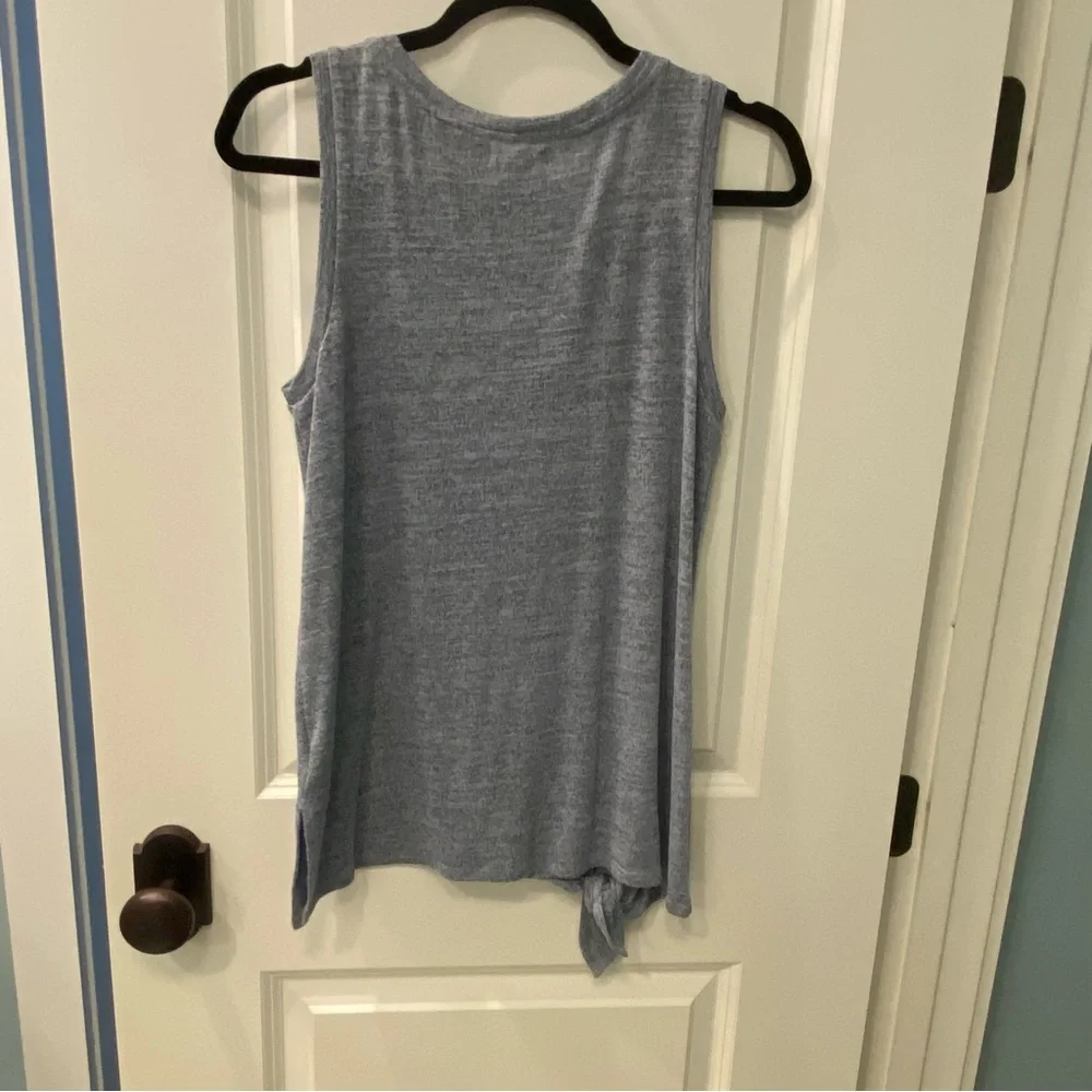 Cupid sleeveless knotted grey tunic. - Picture 2 of 6